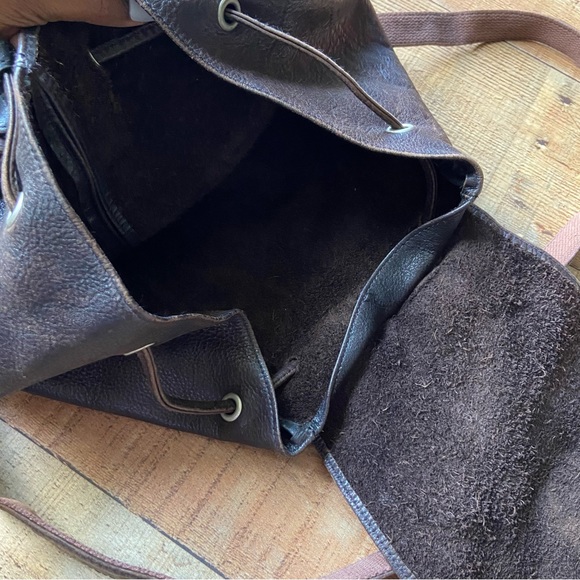 London Fog Leather Backpack